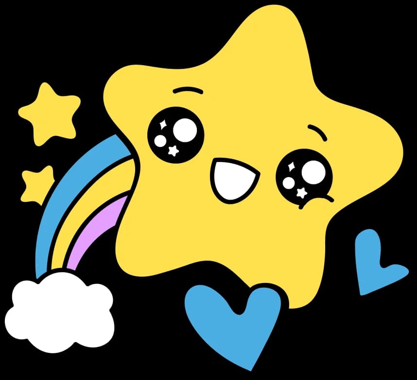 Scoopi Land play illustration with colorful shapes